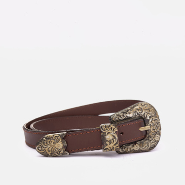 Brauner Vintage-Gürtel